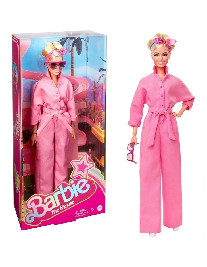 Barbie The Movie Doll in Pink Power Jumpsuit