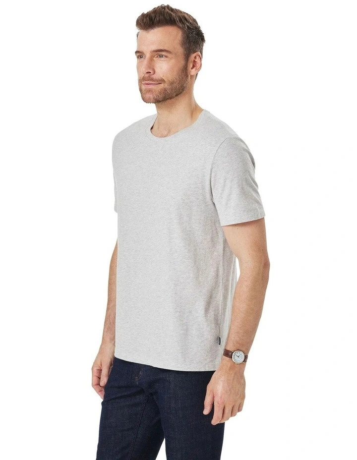 Basic Crew Tee in Slate