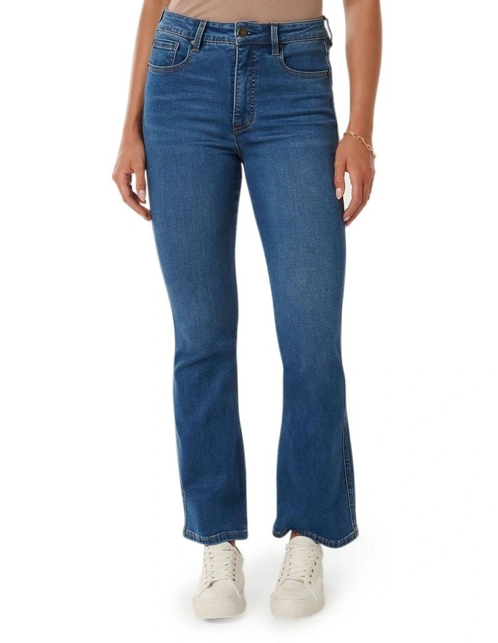 Sacha Skinny Flare Jeans in Blue