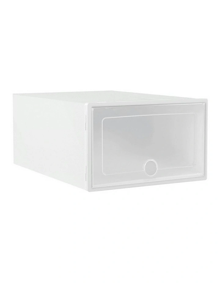 Abel Diy Shoe Box Set of 12 in Stackable White