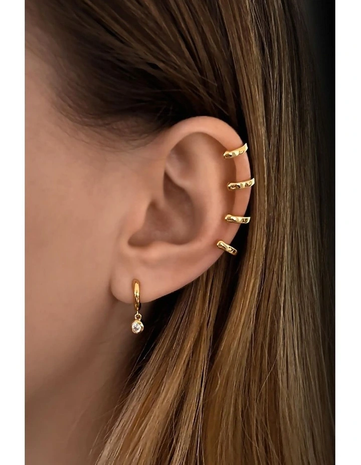 Edge Alchemy Ear Cuff in Gold