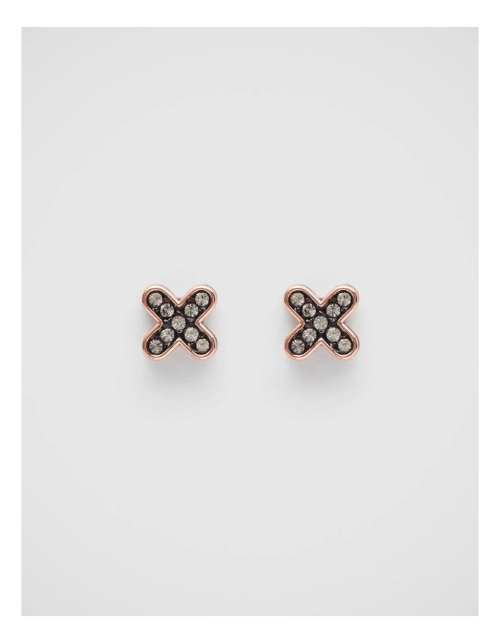 Daydream Pop Stud Earrings in Black