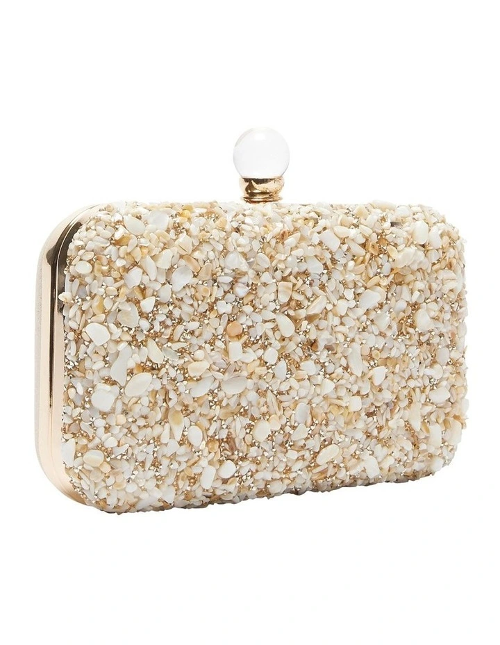 Bliss Bag in Ivory Crystal