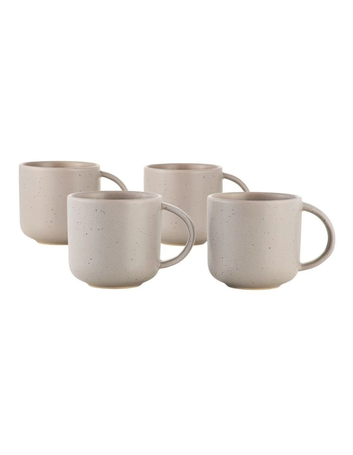 Palette Mug Set of 4 360ml in Grey