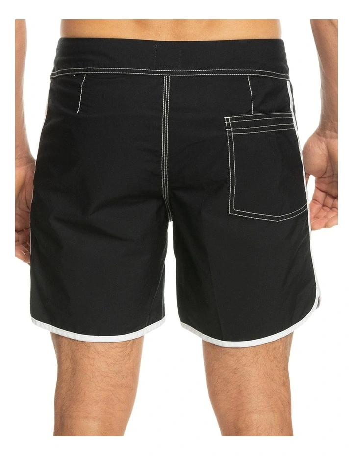 Original Scallop Snap 16" Boardshorts in Black