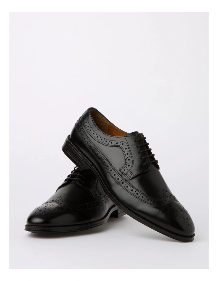 Darcy Brogue Lace Up in Black