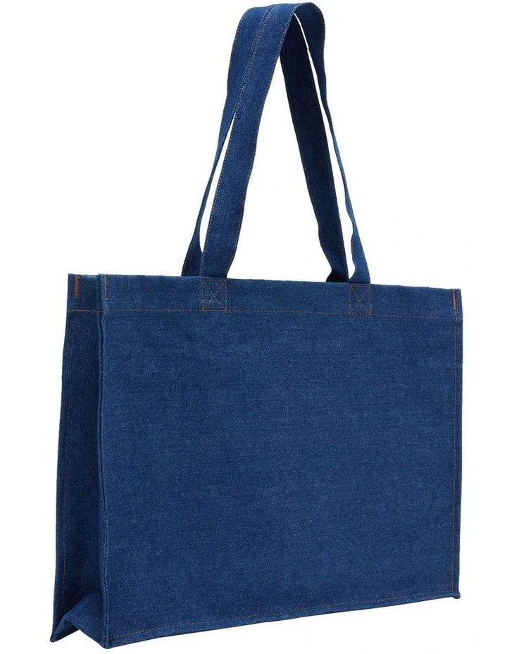 Celine Denim Tote Bag in Blue