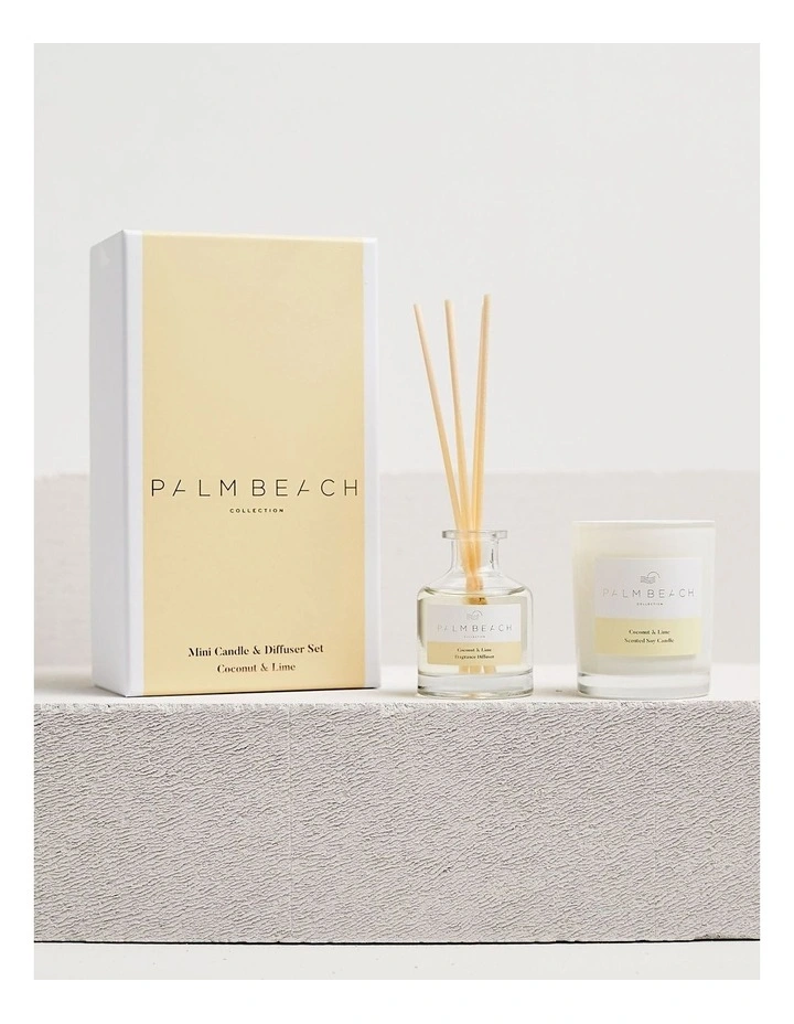 Coconut & Lime Mini Candle & Diffuser Gift Pack