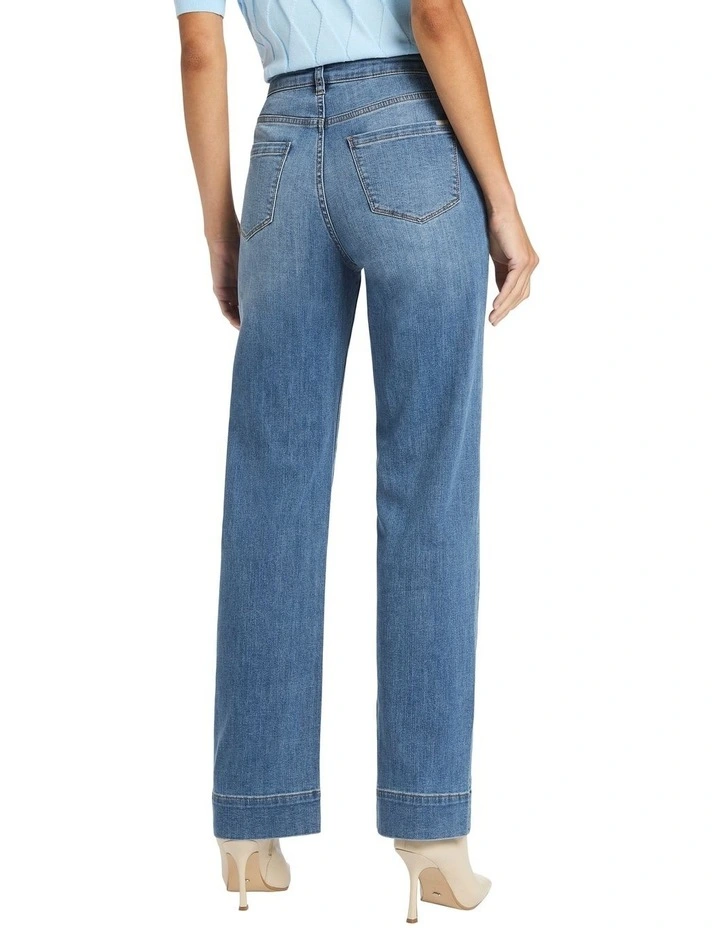 Arden Wide Leg Jean in Blue