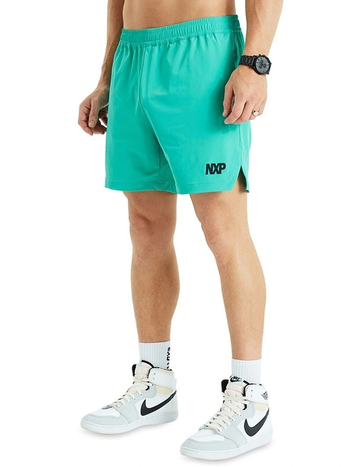 Trigger Elastic Waist Shorts in Mint Green