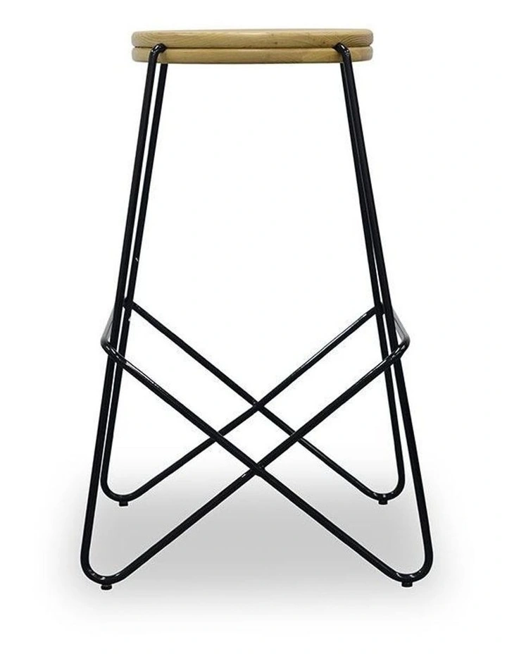 Stark Wooden Topped Counter Stool