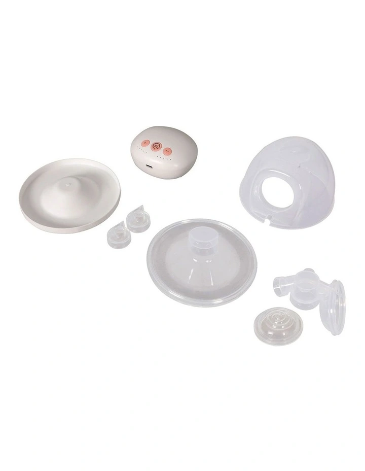 Portable Electric Breast Pump in White