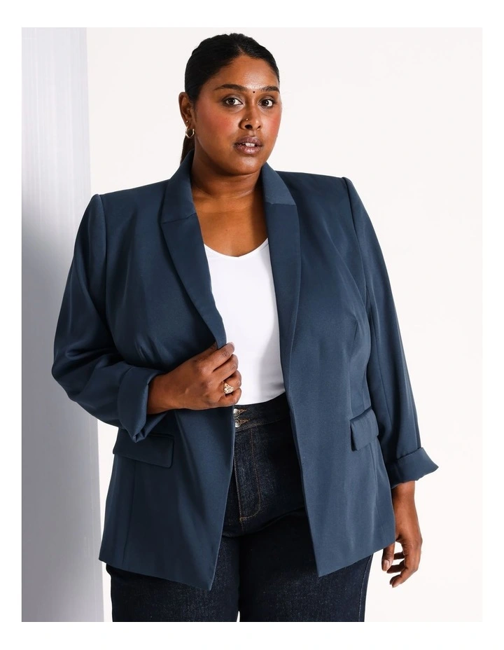 Soft Blazer in Airforce