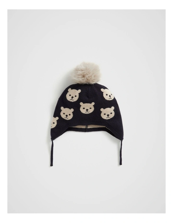 Bear Beanie in Multi