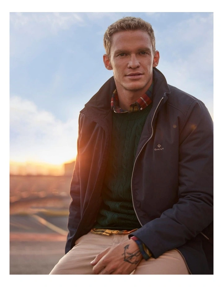 Slim Twill Chino Pant in Dark Khaki