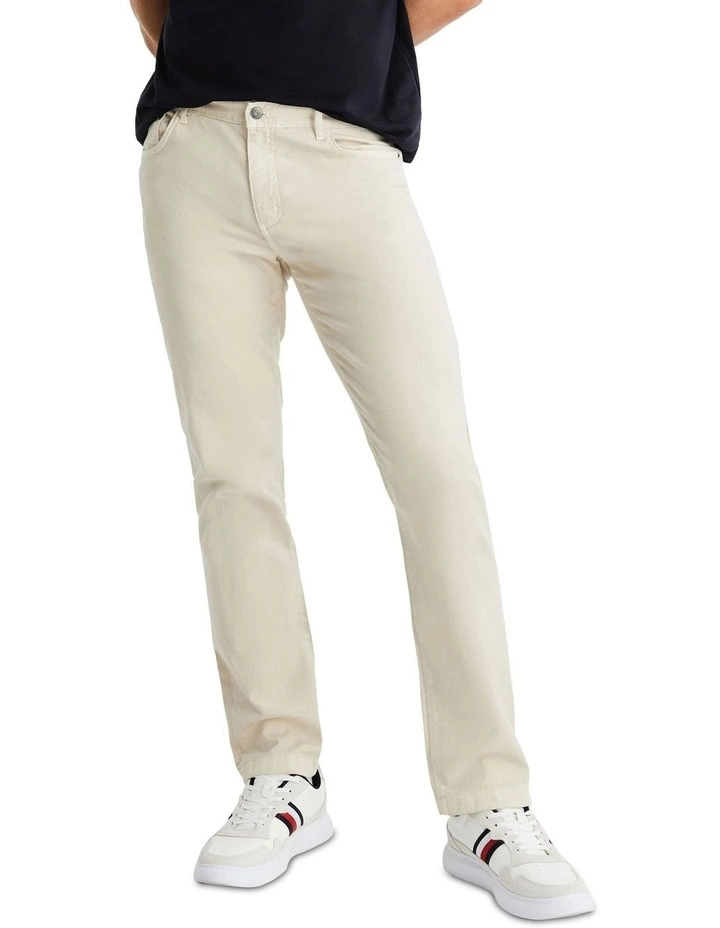 5 Pocket Denton Structure Pant in Beige