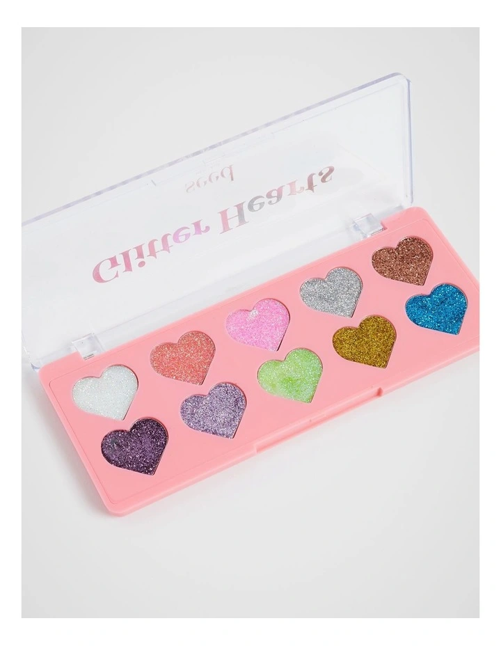 Glitter Hearts Eyeshadow Palette