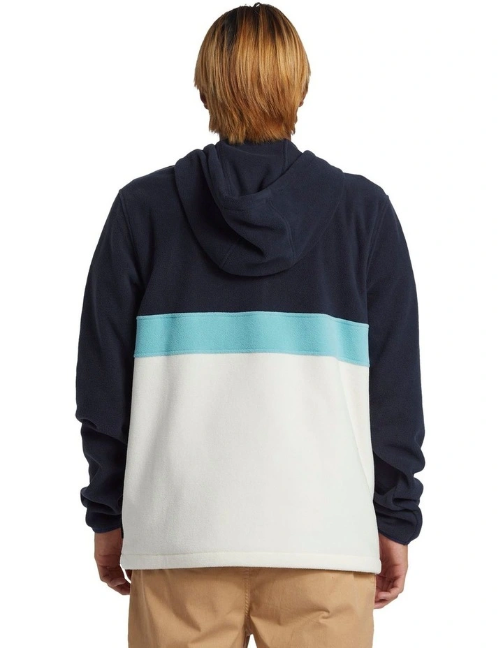 Surf Days Half-Zip Hoodie in Black