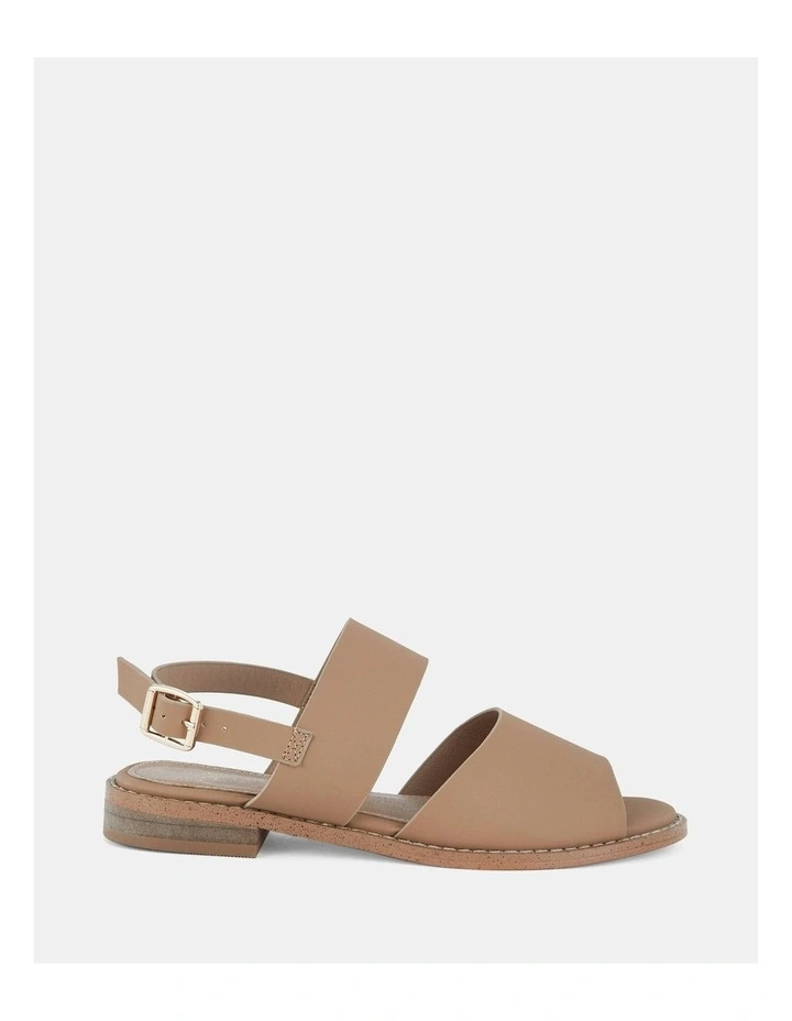 Tails Strappy Flats in Brown
