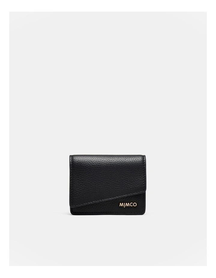 Drift Foldout Credit Card Wallet in Black Light Gold