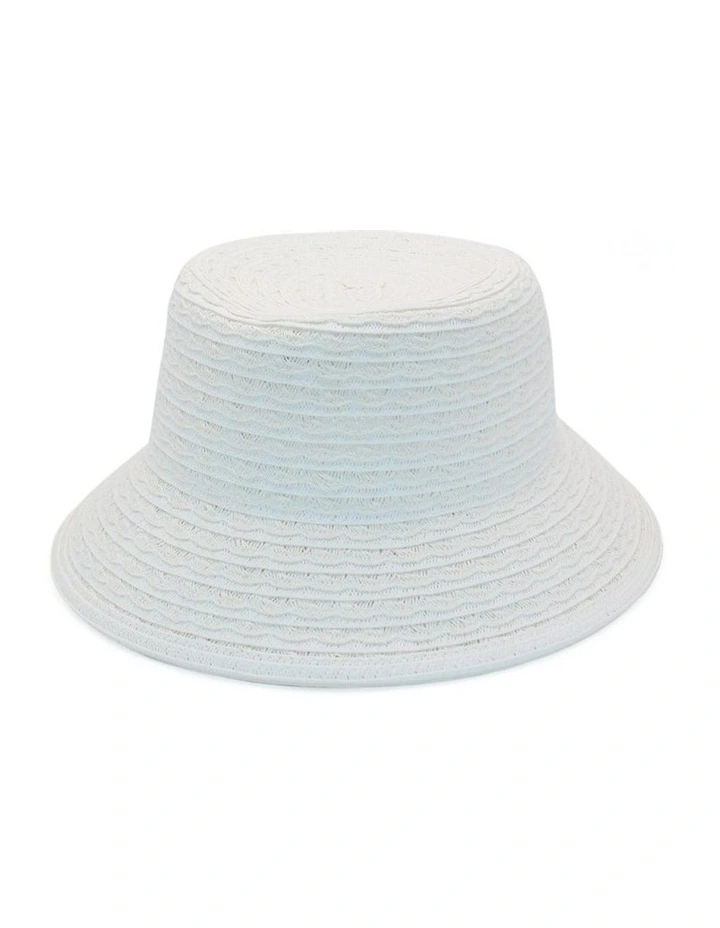 Cilla Bucket Hat in White