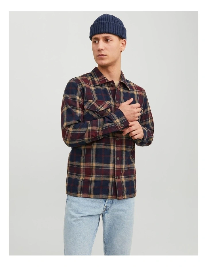 Eddie Overshirt in Red
