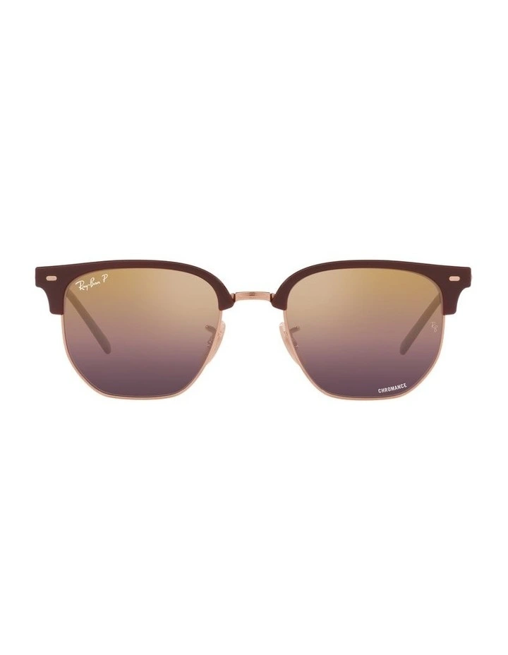 NEW CLUBMASTER Polarised Sunglasses In Bordeaux