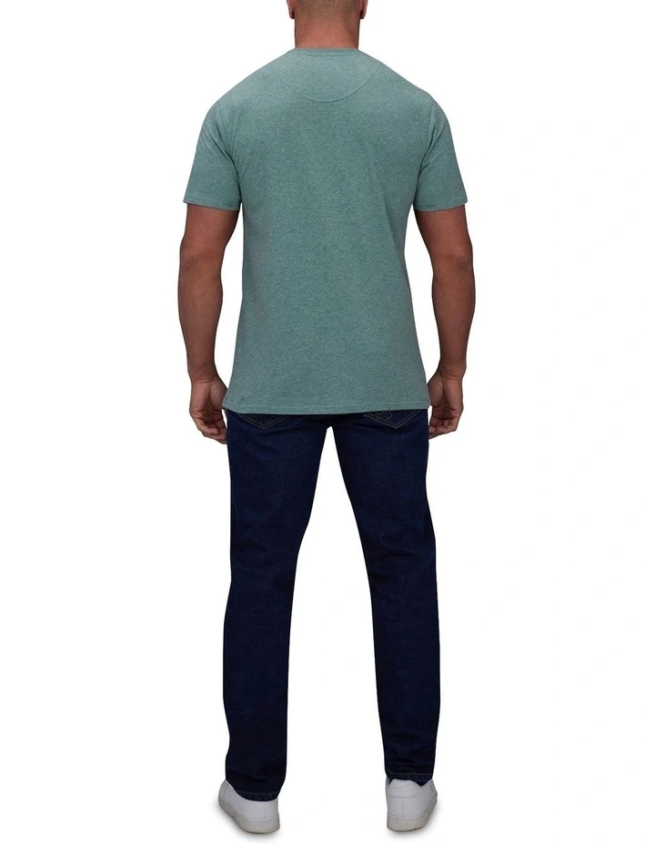 Signature T-Shirt in Green Marl