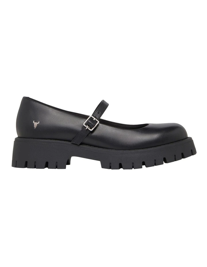 Timeless Leather Sandal in Black