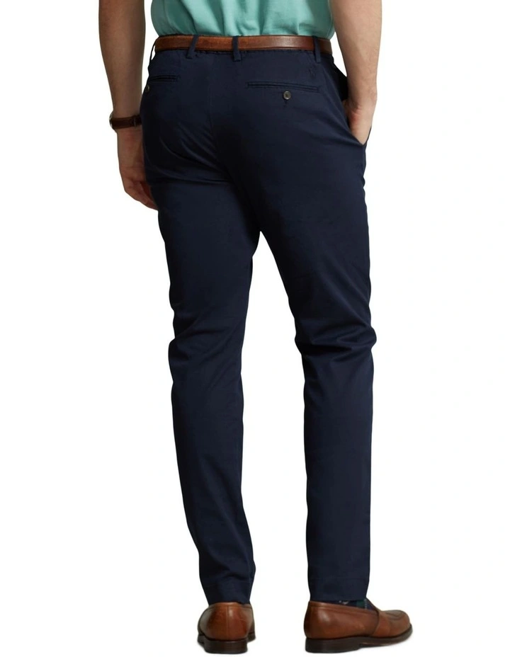 Straight Fit Stretch Chino Pant in Navy