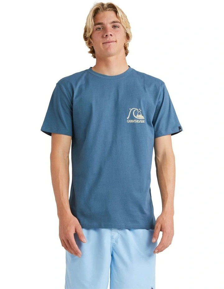 Bubble Logo Short Sleeve T-shirt in Bering Sea