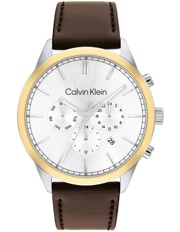 Infinite Stainless Steel Watch in Brown