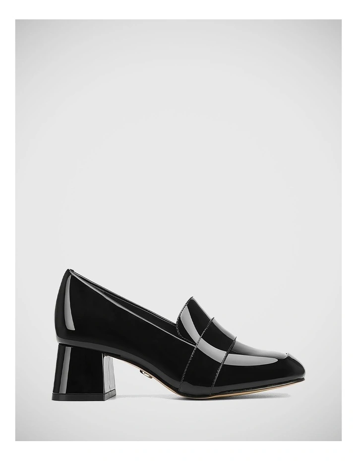 Isobel Patent Leather Loafer in Black