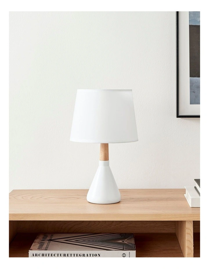 Preston Table Lamp in White
