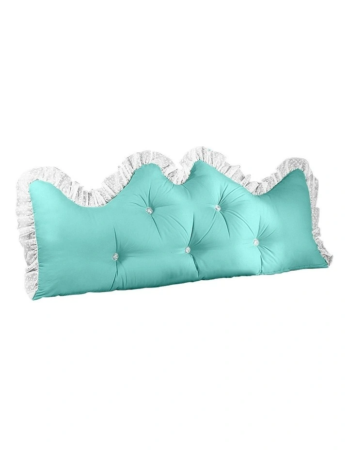 Princess Bed Headboard Pillow 150cm in Light Blue