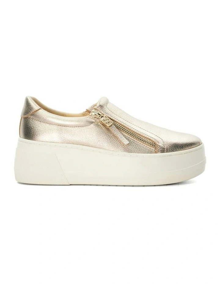 Episodic Platform Sneaker in Gold