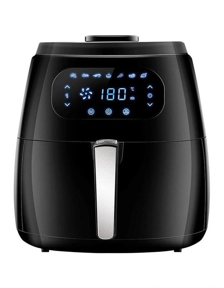 LCD Digital Air Fryer 8.5L in Black