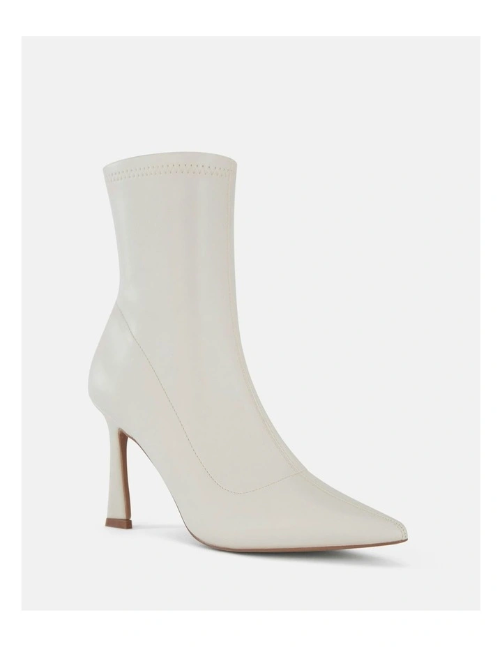 Kroc Zip Sided Boots in Cream
