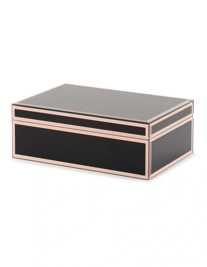 Sara Black Large Jewellery Box