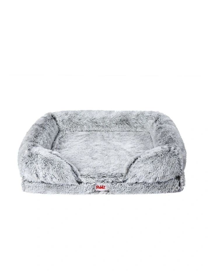 Orthopedic Sofa Soft Warm Mattress Cushion S Pet Bed in Grey