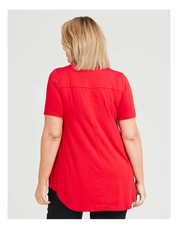 Bamboo Base Short Sleeve Top