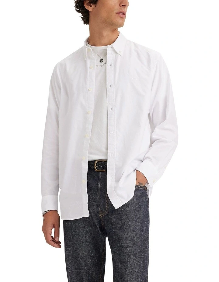 Authentic Button-Down Shirt in Bright White