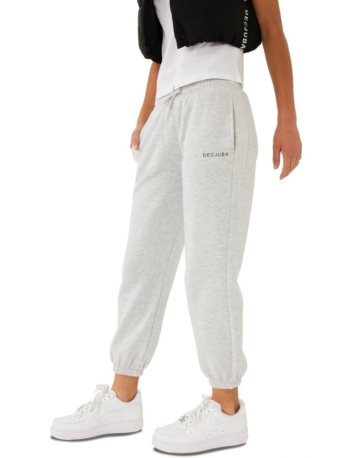 90s Trackpant in Light Grey Marle