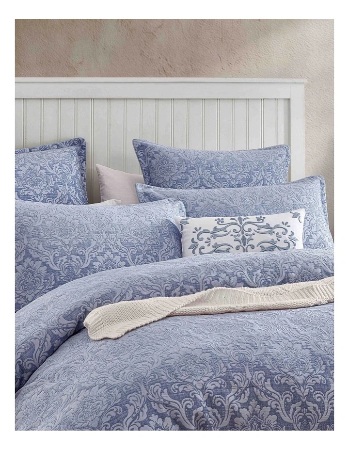 Monterey Quilt Cover Set Wedgwood