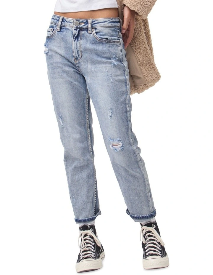 Geri Girlfriend Jean in Pale Indigo