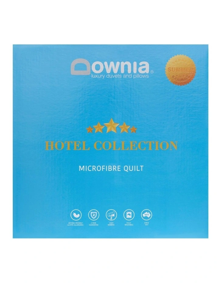 Hotel Collection Summer Microfibre Quilt in White
