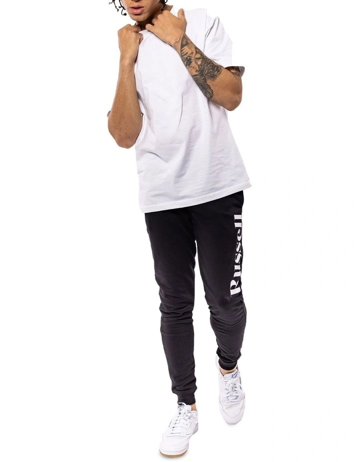 Serif Athletic Trackpant in Black