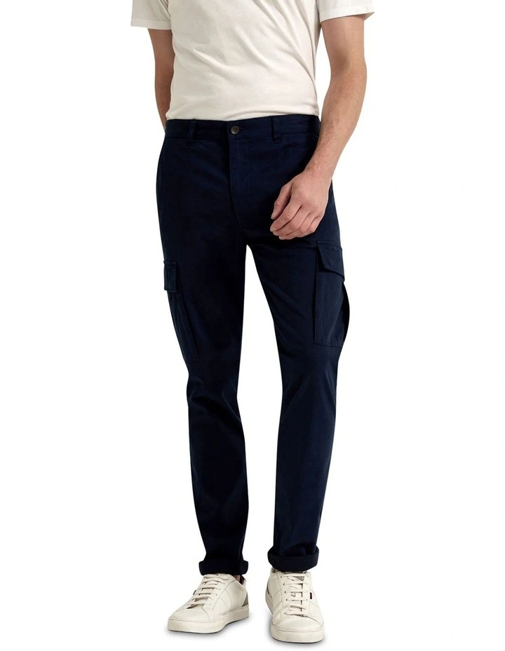 Carl Cargo Pants in Ink