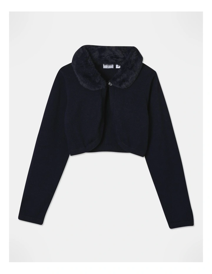 Camille Bolero Cardigan in Navy