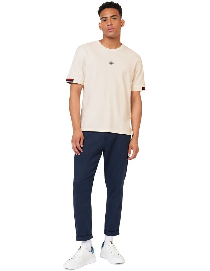Pique Tee in White